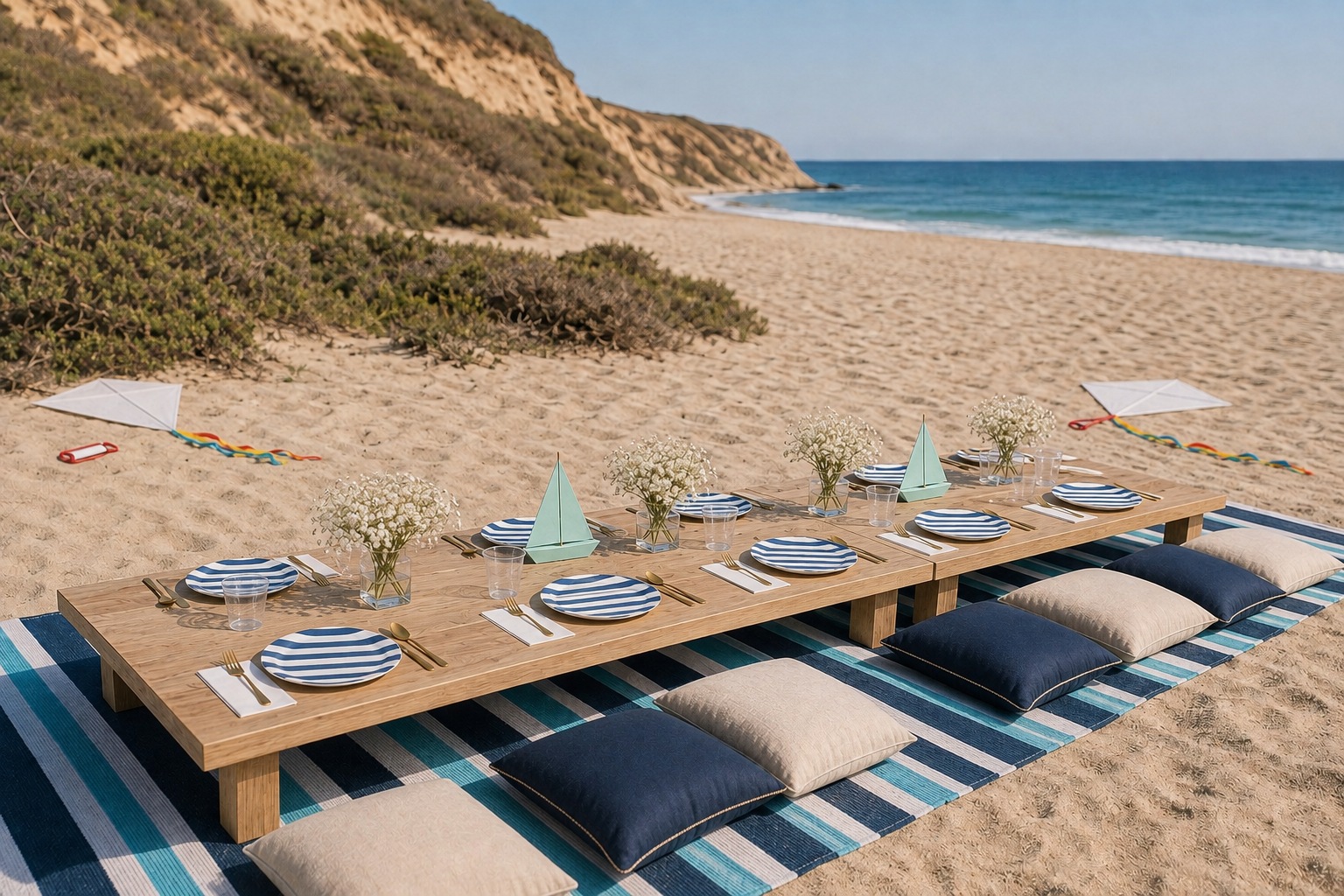La Marée concept rendering — Crystal Cove State Park — beach day-use area